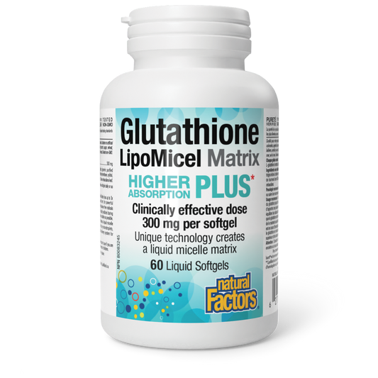 Natural Factors Glutathione LipoMicel Matrix 60 liquid Softgels