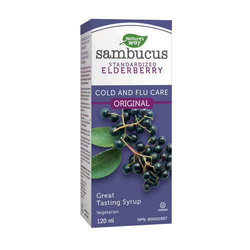 Nature's Way Original Sambucus Cold and Flu Care Syrup 120mL