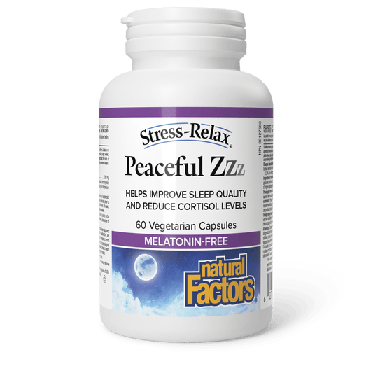 Natural Factors Peaceful Zzz Melatonin-free 60 V-Capsules