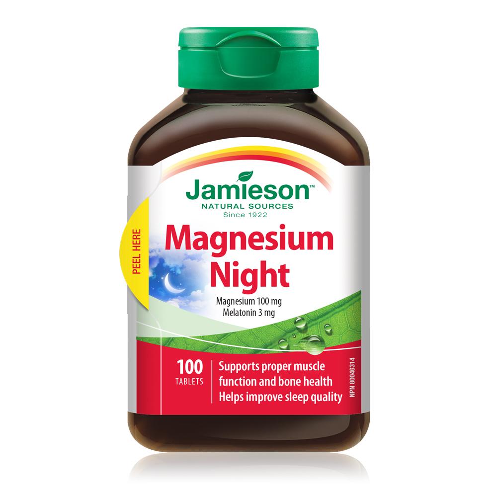 Jamieson Magnesium Night 100 tablets