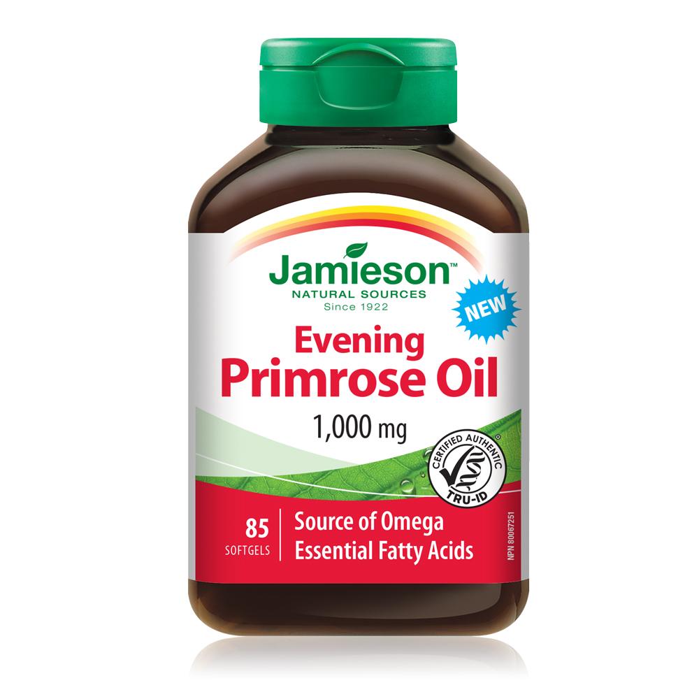 Jamieson Evening Primrose Oil 1000 mg 85 softgels