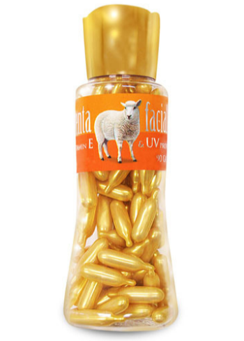 Bill Natural Sources Facial Oil with Placenta Protein with Royal Jelly and Vitamin E SPF15 90 Gel-Capsules