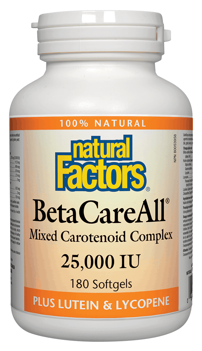 Natural Factors BetaCare & Trade 180 Softgels