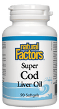 Natural Factors Super Cod Liver Oil 90 Softgels