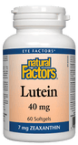 Natural Factors Lutein 40mg 60 Softgels