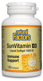 Natural Factors SunVitamin D3 1000IU 180 Softgels