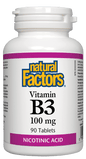 Natural Factors Vitamin B3 100mg 90 Tablets