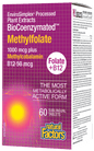 Natural Factors BioCoenzymated Methylfolate 1000mcg plus B12 60 Tablets