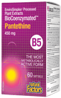 Natural Factors BioCoenzymated Pantethine B5 450mg 60 Softgels
