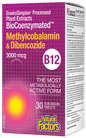 Natural Factors Methylcobalamin & Dibencozide 3000mcg 30 Sublingual Tablets