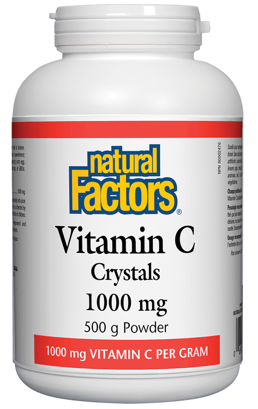 Natural Factors Vitamin C Crystals 1000mg 500g