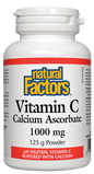 Natural Factors Vitamin C 1000mg Calcium Ascorbate Powder 125g