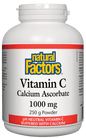 Natural Factors Vitamin C 1000mg Calcium Ascorbate Powder 250g