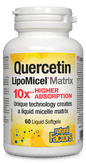 Natural Factors Quercetin LipoMicel Matrix 60 Softgels