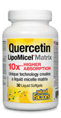 Natural Factors Quercetin LipoMicel Matrix 30 Softgels
