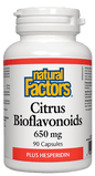 Natural Factors Citrus Bioflavonoids Plus Hesperidin 650mg 90 Capsules