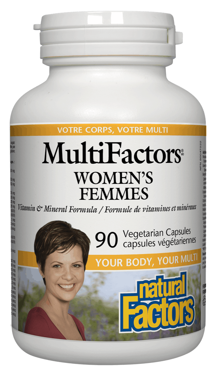 Natural Factors MultiFactors Women's 90 V-Capsules