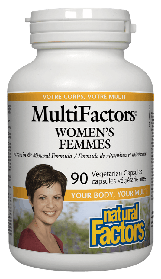 Natural Factors MultiFactors Women's 90 V-Capsules