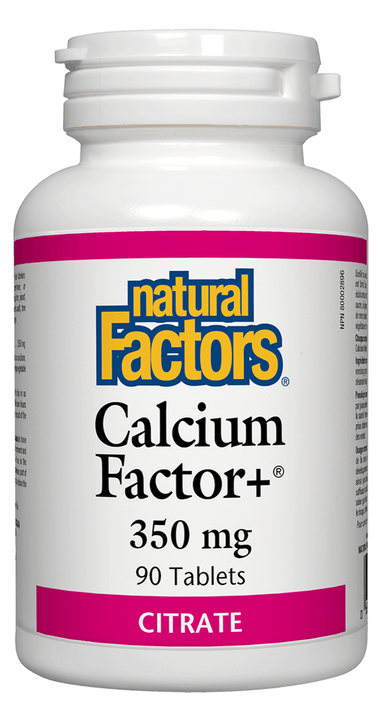 Natural Factors Calcium Factor+ 350mg 90 Tablets