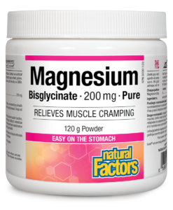 Natural Factors Magnesium Bisglycinate Pure 200mg 120g