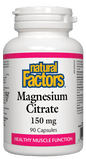 Natural Factors Magnesium Citrate 150mg 90 Capsules