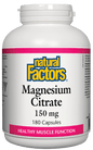 Natural Factors Magnesium Citrate 150mg 180 Capsules