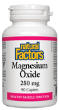 Natural Factors Magnesium Oxide 250mg 90 Caplets