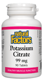 Natural Factors Potassium Citrate 99mg 90 Tablets