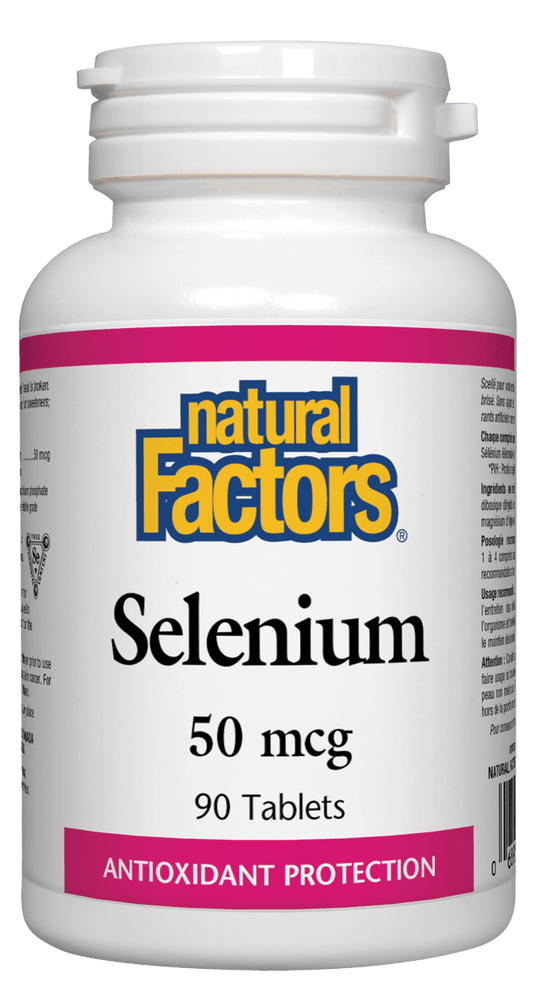 Natural Factors Selenium 50mcg 90 Tablets