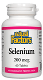 Natural Factors Selenium 200mcg 60 Tablets
