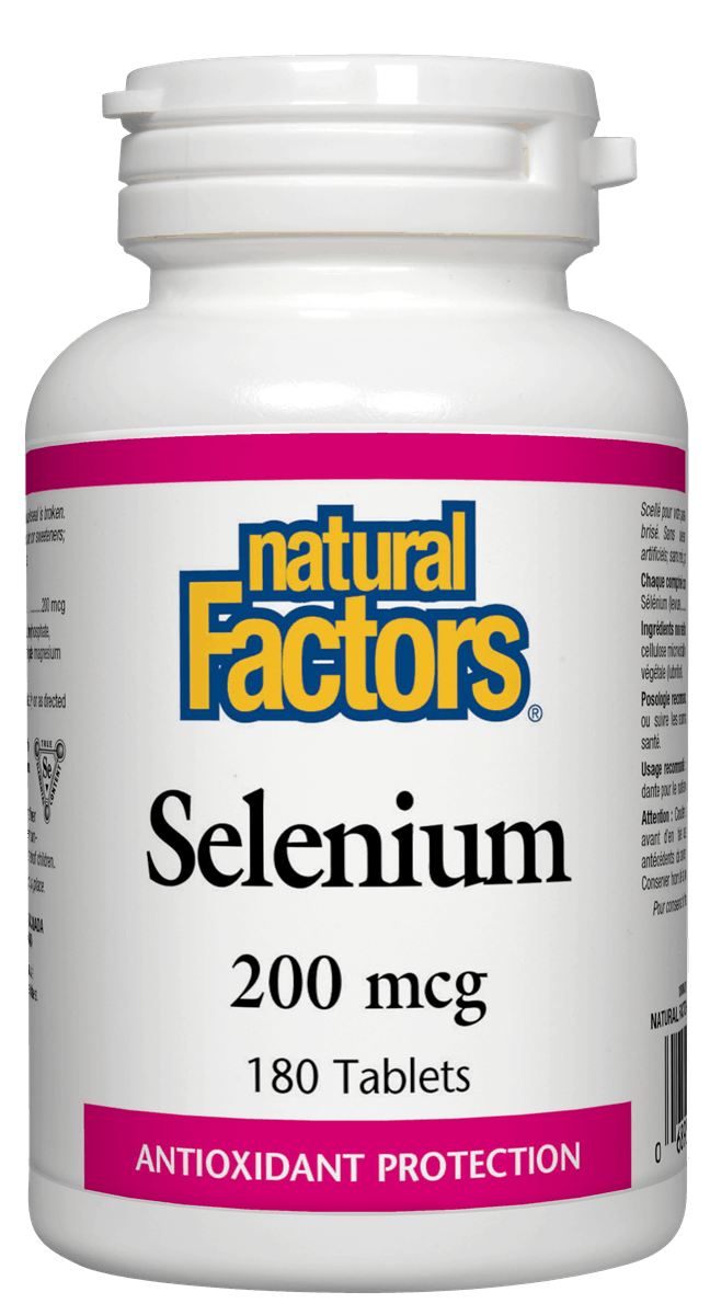 Natural Factors Selenium 200mcg 180 Tablets