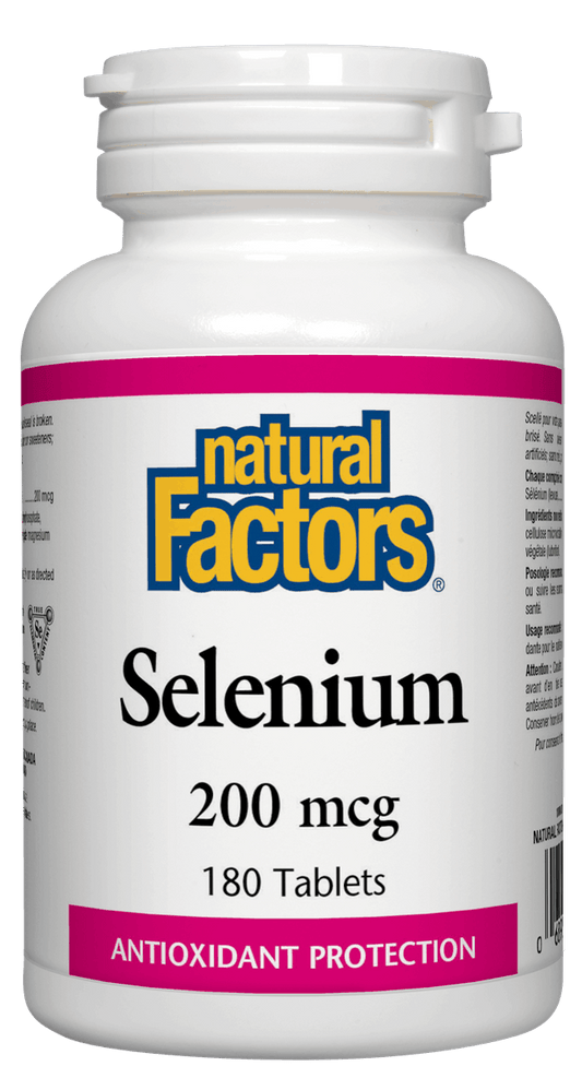 Natural Factors Selenium 200mcg 180 Tablets