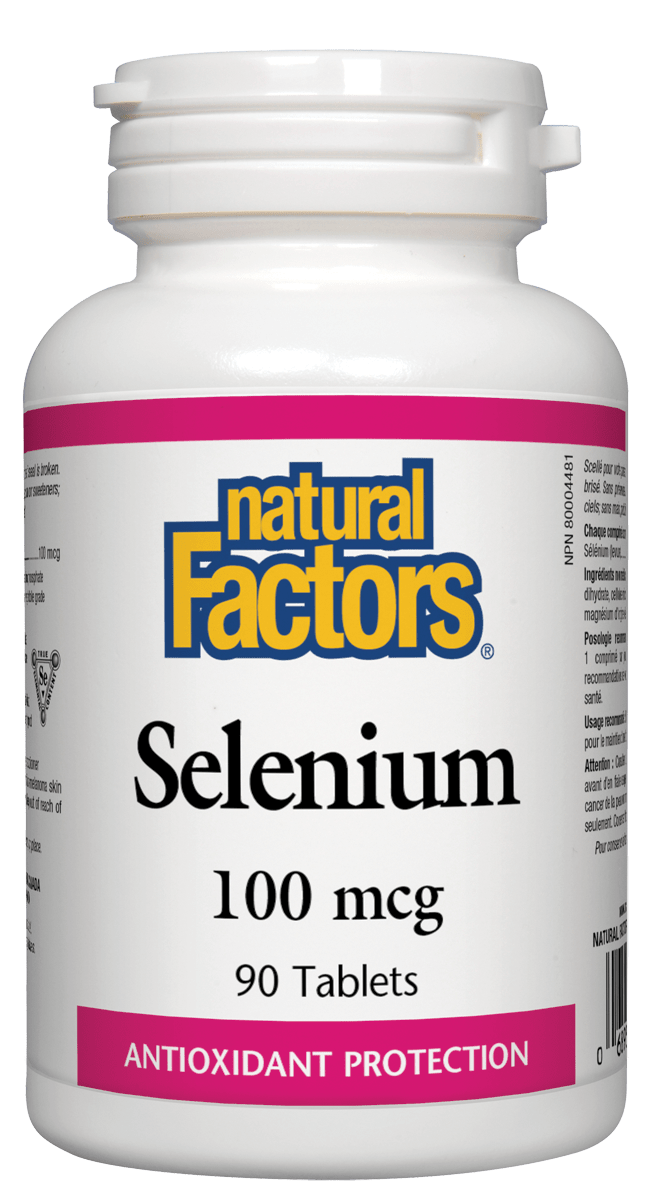 Natural Factors Selenium 100mcg 90 Tablets