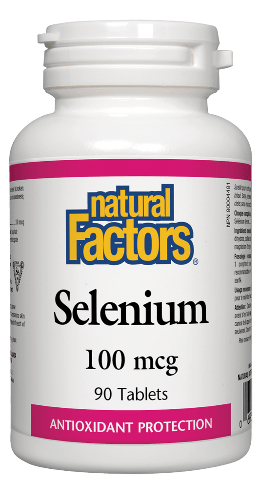 Natural Factors Selenium 100mcg 90 Tablets
