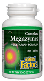 Natural Factors Complete Megazyme Vegetarian Formula 180 Tablets