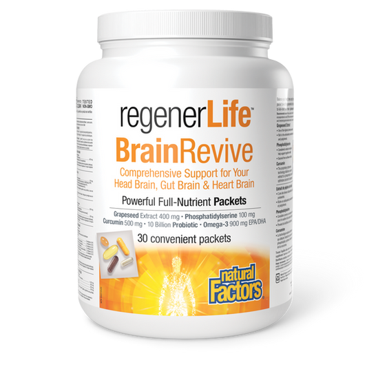 Natural Factors RegenerLife BrainRevive 30 Packets