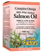 Natural Factors 100% Wild Alaskan Salmon Oil 90 Softgels