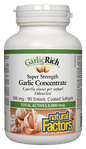 Natural Factors GarlicRich Super Strength Garlic Concentrate 500mg 90 Softgels
