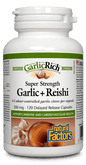 Natural Factors Garlic + Reishi 300mg 120 V-Capsules
