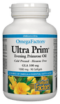 Natural Factors Ultra Prim Evening Primrose Oil 1000mg 90 Softgels