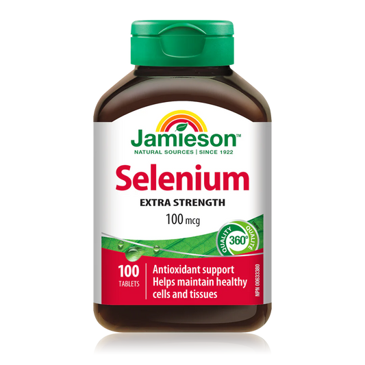 Jamieson Selenium 100mcg, 100 tabs