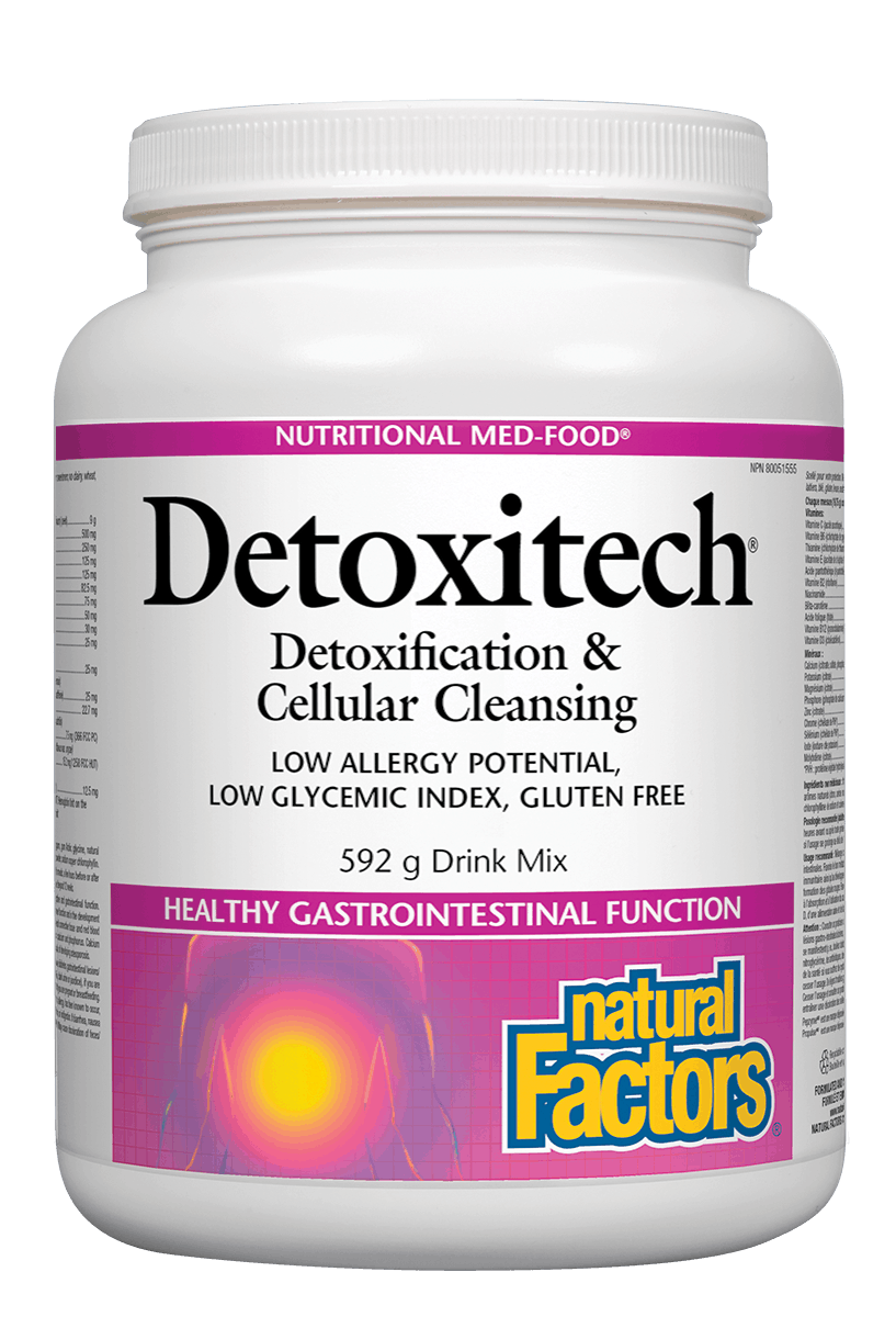 Natural Factors Detoxitech Healing Food Supplement 592g
