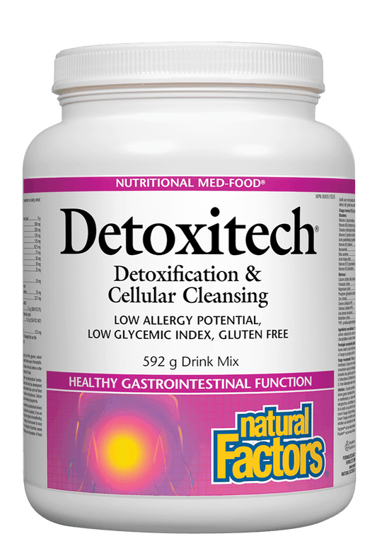 Natural Factors Detoxitech Healing Food Supplement 592g
