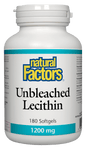 Natural Factors Unbleached Lecithin 1200mg 180 Softgels
