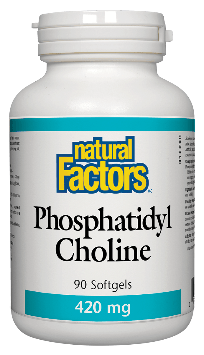 Natural Factors Phosphatidylcholine (PC) 420mg 90 Softgels