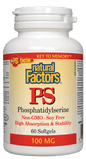 Natural Factors Phosphatidylserine PS 100mg 60 Softgels
