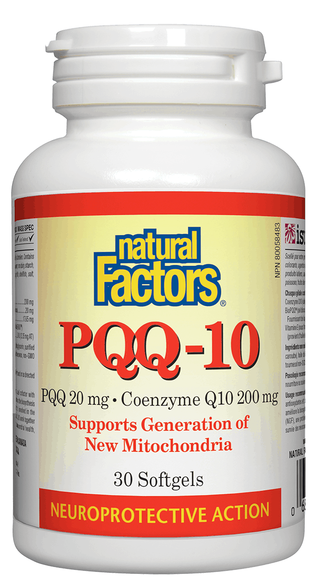 Natural Factors PQQ-10 Ubiquinol 30 Softgels