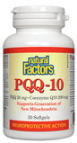 Natural Factors PQQ-10 Ubiquinol 30 Softgels
