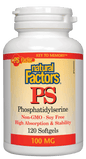 Natural Factors PS Phosphatidylserine 100mg 120 Softgels