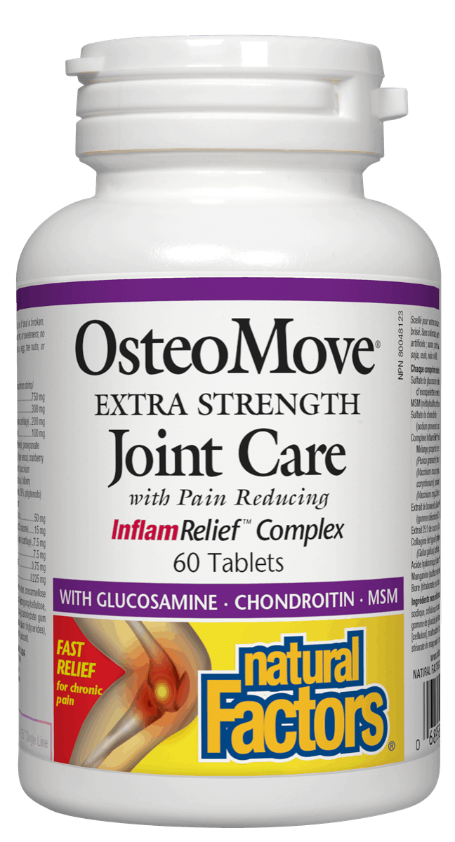 Natural Factors OsteoMove Ext Str Joint Care 60 Tablets